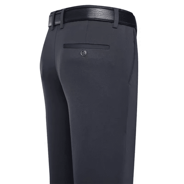 Men’s Summer Business Casual Trousers – Thin, Elastic, Solid Color - Image 4