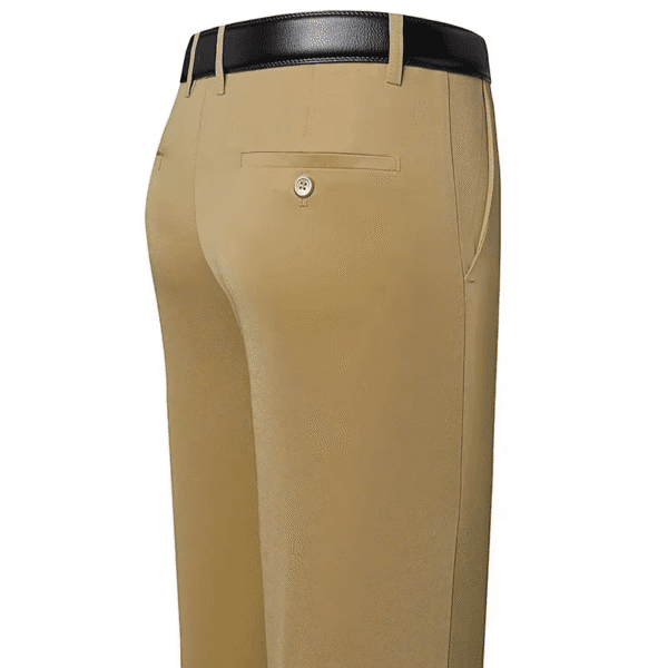 Men’s Summer Business Casual Trousers – Thin, Elastic, Solid Color - Image 2