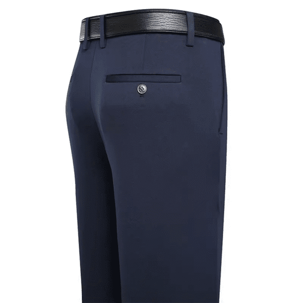 Men’s Summer Business Casual Trousers – Thin, Elastic, Solid Color - Image 3