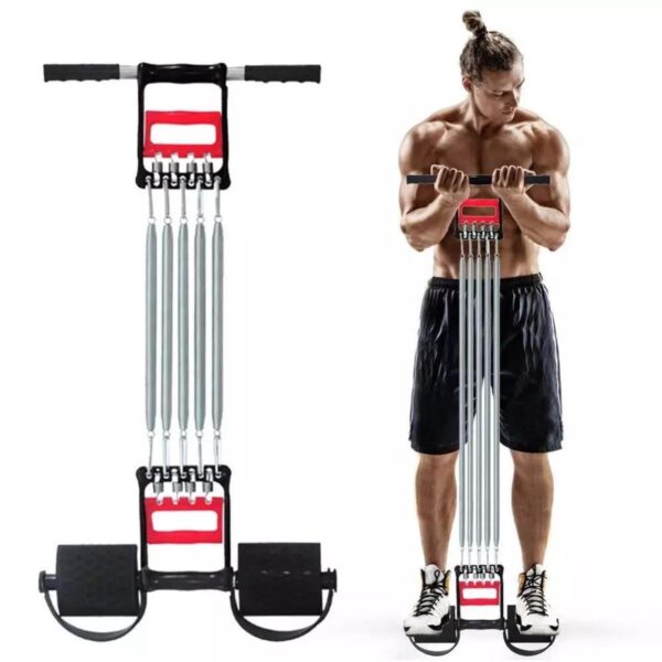 3-in-1 Multi-Function Fitness Kit – Tummy Trimmer + Chest Expander + Arm Toning Tool